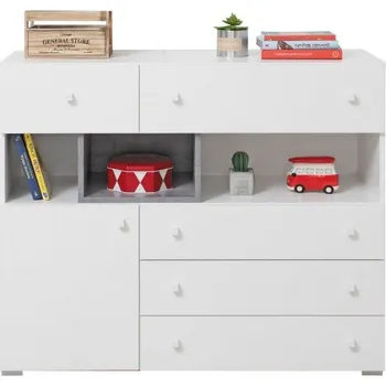 Komoda Meblar Komoda Sigma SI 12 Barevné provedení: bílý lux + beton