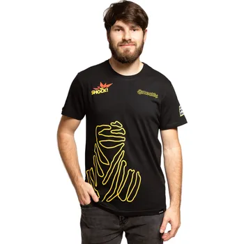 Pánské tričko Tričko Meatfly Big Shock Dakar černé