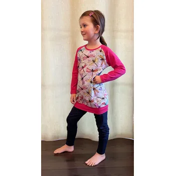 dosupliku Dívčí tunika vážky 110