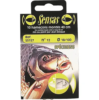 Volný čas 10ks - Hotový Návazec Sensas Specimen 12/0,16mm