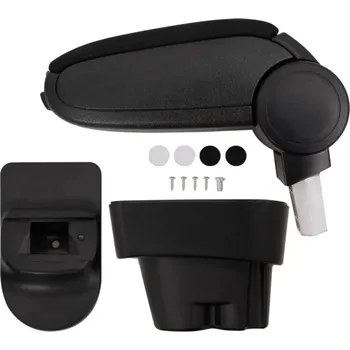 vidaXL Loketní opěrka do auta černá 12 x 36 x (33,5–48) cm ABS [154670]