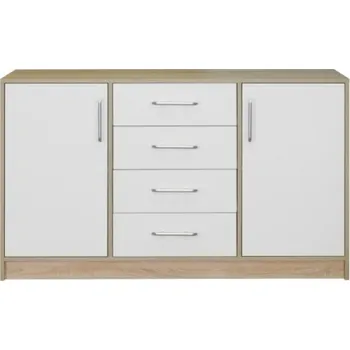 Komoda Meblar Komoda Smart SRK 1 velká bílá + sonoma