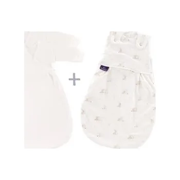 Spacák Träumeland Spací pytel 3 dílný set Liebmich - Hophop Bunny Beige, vel. 56/62