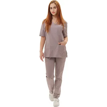 Zdravotnický oděv Perlička® Zdravotnická košile LORA SATTÉ Šedá Barva: šedá, Velikost: 50