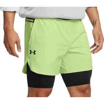 Pánské kraťasy Šortky Under Armour UA Vanish Elite 2in1 Short-GRN 1378604-304 Velikost S