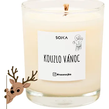 Svíčka Sojka Kouzlo Vánoc 140 g