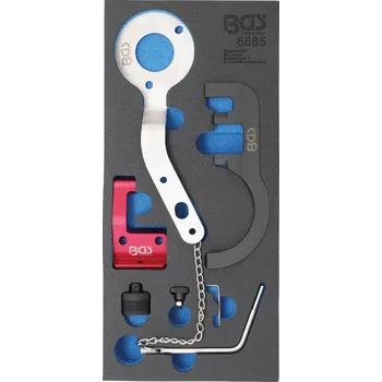 BGS 6685, Vložka do dílenského vozíku 1/3: souprava nářadí k nastavení motoru | pro BMW / MINI 1.5 & 2.0 diesel