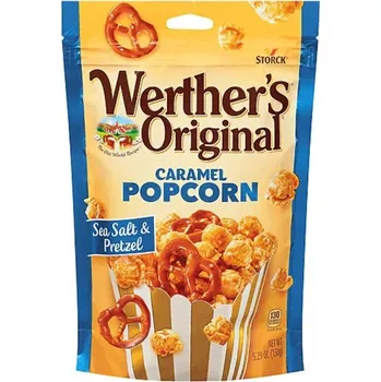 Bonbon Highlife Werthers original slaný karamelový popcorn 140g