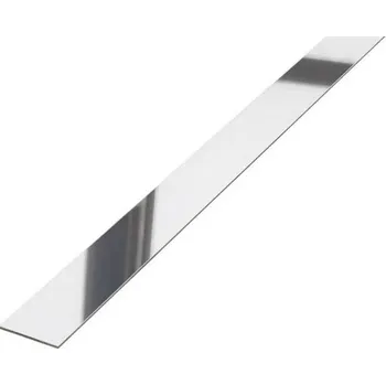 Obklad Stříbrná lišta z nerezové oceli - 270 cm