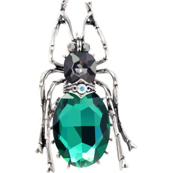 Brož B-TOP Brož Brouk se zeleným krystalem