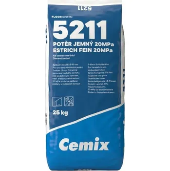 Omítka Potěr jemný 5211 20 MPa – 25 kg