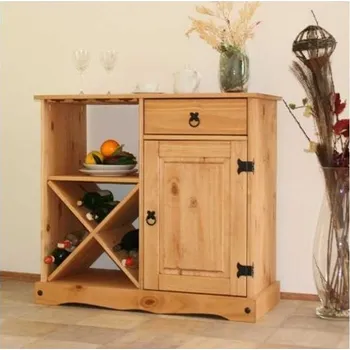 Komoda Dřevěná barová komoda Corona