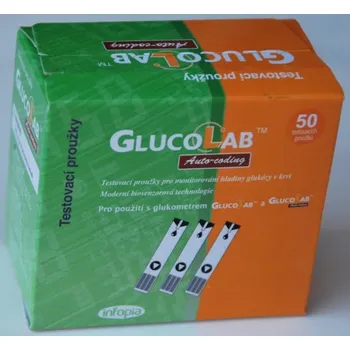Testovací proužky GlucoLab 5 pack (5x50ks)