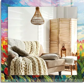 Zrcadlo Zrcadlo Prismalumino nástěnné čtverec 600 x 600 mm