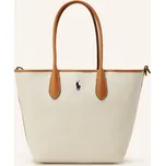 Polo Ralph Lauren Dámský Shopper, krémová / koňaková, one size