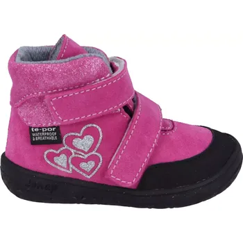 Dívčí obuv Jonap barefoot boty Jerry devon srdce 23