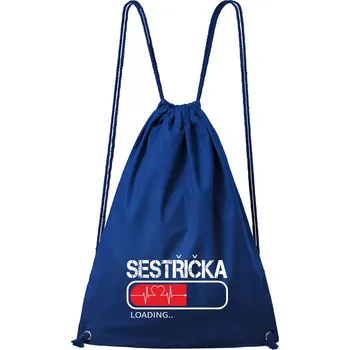 Městský batoh DOBRÝ TRIKO Bavlněný batoh Sestřička loading Barva: Královsky modrá