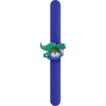 Hodinky Dětské hodinky samonavíjecí dinosaurus tmavě modré