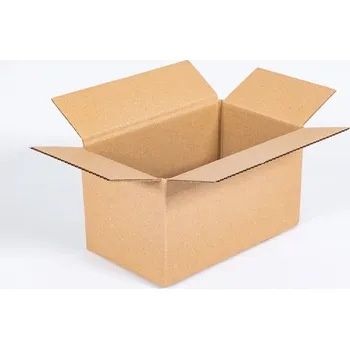 Obalový materiál Kartonová krabice klopová 238x120x122 mm vnitřní 3VVL B 360g/m2 hnědá - paleta 3400 ks