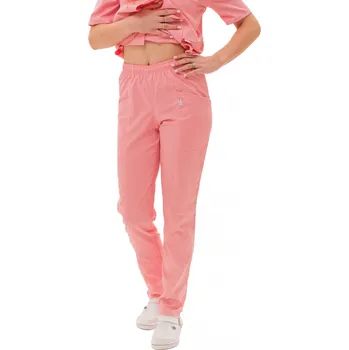 Zdravotnický oděv Perlička® Zdravotnické kalhoty SISI SATTÉ Slim Staroružová Barva: Staroružová, Velikost: 36