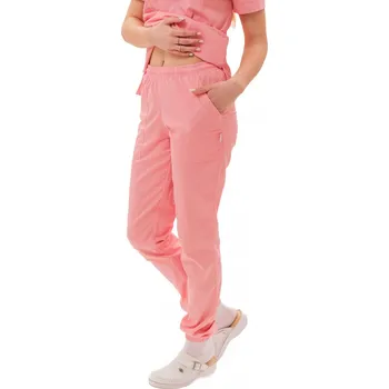 Zdravotnický oděv Perlička® Zdravotnické kalhoty ZARA SATTÉ Staroružová Barva: Staroružová, Velikost: XXL