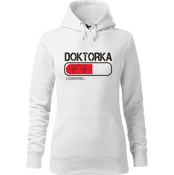 Dámská mikina DOBRÝ TRIKO Dámská mikina s potiskem Doktorka loading Velikost dámské mikiny: L, Barva: Bílá