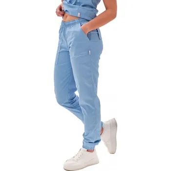 Zdravotnický oděv Perlička® Zdravotnické kalhoty ZARA SATTÉ Bleděmodrá Barva: Bleděmodrá, Velikost: L