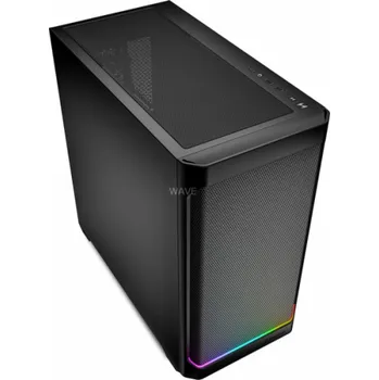 PC skříň Sharkoon MK4 RGB Strip, věžové pouzdro