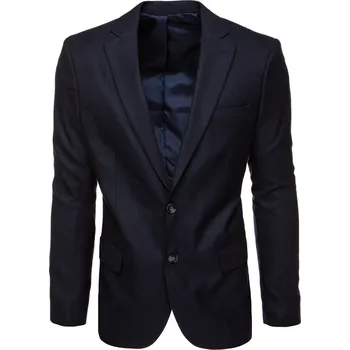 Pánské jednořadé sako MX0625 Barva: Tmavě Modrá, Velikost: 3XL/60