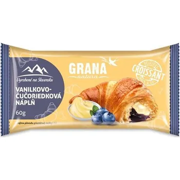 Trvanlivě pečivo Croissant Grana - vanilka a borůvka, 60 g
