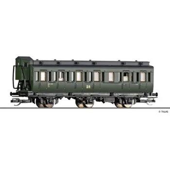 Modelová železnice TT - osobní vůz s brzdařskou budkou DR 2.tř. ep.III