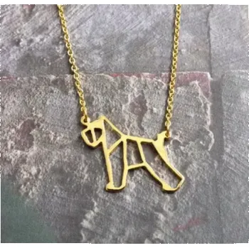 Náhrdelník KNÍRAČ č.3 - náhrdelník s přívěskem - zlatý 1ks ŠP/JS