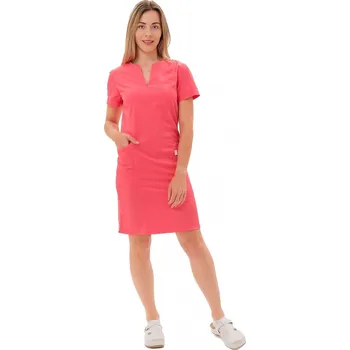 Zdravotnický oděv Perlička® Zdravotnické šaty Mia SATTÉ® Coral Barva: Coral, Velikost: XL