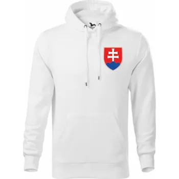 Pánská mikina ON-DESIGN Pánská mikina se slovenským znakem 2 Velikost: 3XL, Barva: bílá