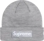 Supreme New Era Box Logo Beanie (FW24) Heather Grey Velikost: ONE SIZE