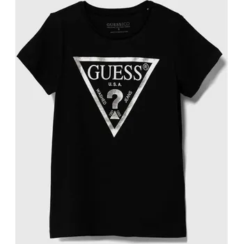 Oblečení a móda Dětské bavlněné tričko Guess J73I56.K8HM0.9BYX černá 99X, vel. 167