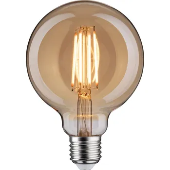 PAULMANN 1879 Filament 230V 3-krokové-stmívatelné LED Globe G95 E27 6W 1800K stmívatelné zlatá - PAULMANN P 29189