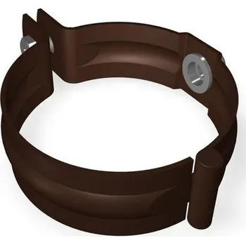 okap Prefa ALU objímka svodu 100 mm se závitem M10 bez trnu / P.10 oříšková č.11