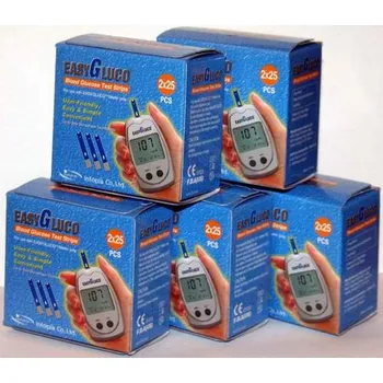 Testovací proužek do glukometru Testovací proužky EasyGluco 5 pack (5x50ks)