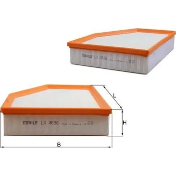 Vzduchový filtr Vzduchový filtr KNECHT LX 4636