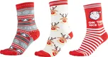 VFstyle Dámské vánoční ponožky CHRISTMAS 2+1 zdarma Velikost: 37 - 41, Balení: 3 páry