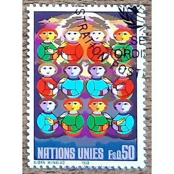 Sběratelství OSN Ženeva raz. 164, r. 1988