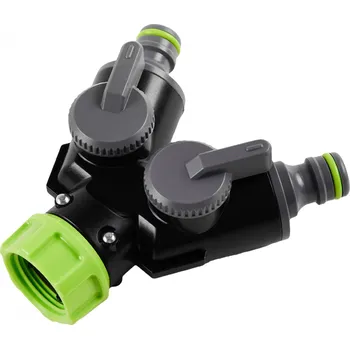 Zahrada Nohel Garden Rozdělovač STALCO GARDEN dvojitý s ventilem