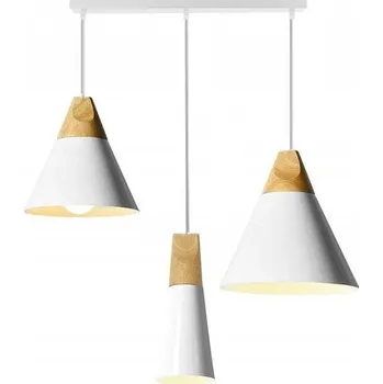 Retro stropní lampa Loft Scandi CP bílá