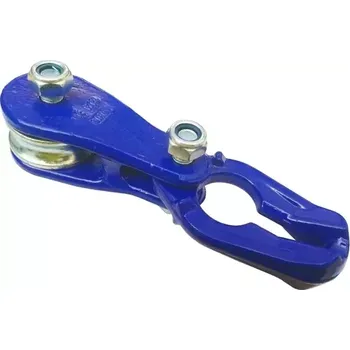 Sekera Oboustranný kluzný třmen G100 7/8 mm s rolnou (IT-32302) (Oboustranný kluzný třmen G100 pro řetězy 7/8 mm s rolnou pro lana do 14 mm. Max. pracovní zatížení 6.000 kg.)