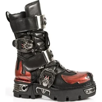 Pánská zimní obuv boty kožené dámské - 195-S1 - NEW ROCK - M.195-S1 - 38