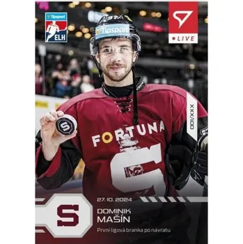Karetní hra Hokejová karta Live Tipsport 2024-2025 - L-29 Dominik Mašín