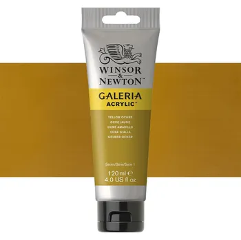 Výtvarná barva Akrylová barva Winsor & Newton 120ml - Yellow Ochre