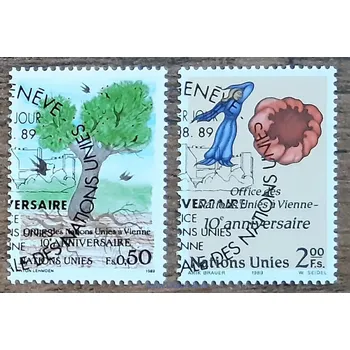 Sběratelství OSN Ženeva raz. 178/9, r. 1989