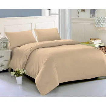 Povlečení Dvoudílné ložní povlečení, jednolůžko - Jednobarevné banánové